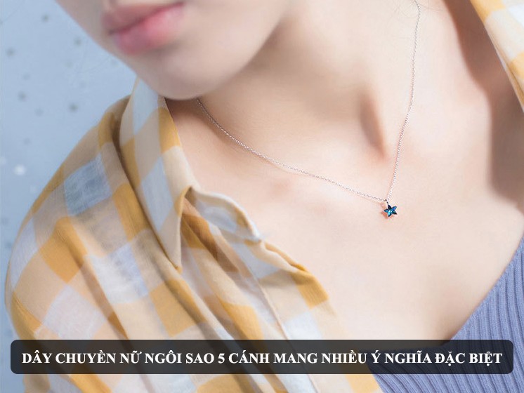 DAY CHUYEN NU NGOI SAO 5 CANH MANG NHIEU Y NGHIA DAC BIET