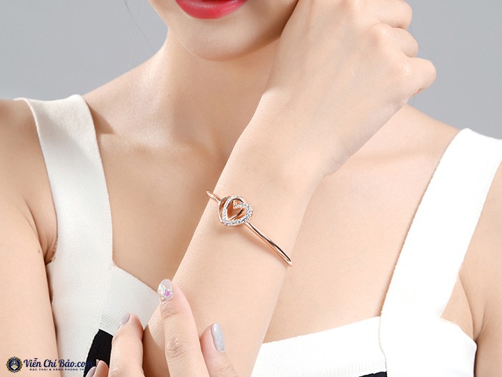Lắc Tay Trái Tim – Món Quà Vô Giá Dành Cho Phái Đẹp 1 lac-tay-trai-tim-tinh-yeu-vinh-hang