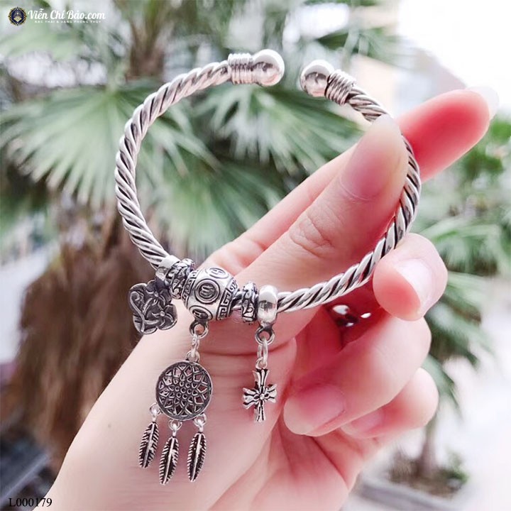 VÒNG TAY THÁI LAN - TRANG SỨC THỜI TRANG CAO CẤP SỐ 1 9 kieng-tay-nu-charm-luc-tu-hoa-sen
