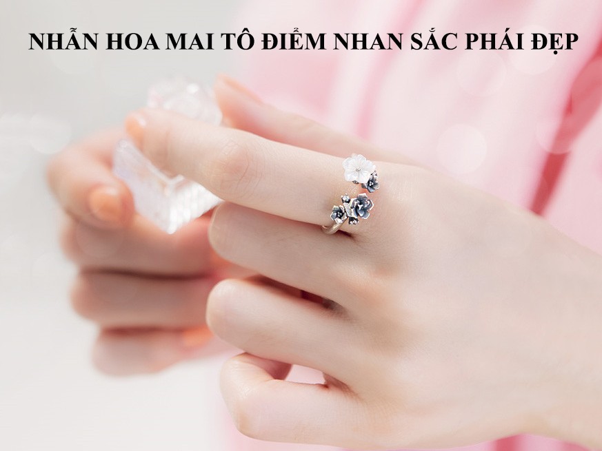 Nhan Hoa Mai Don Gian Nu Tinh To Diem Nhan Sac Phai Dep