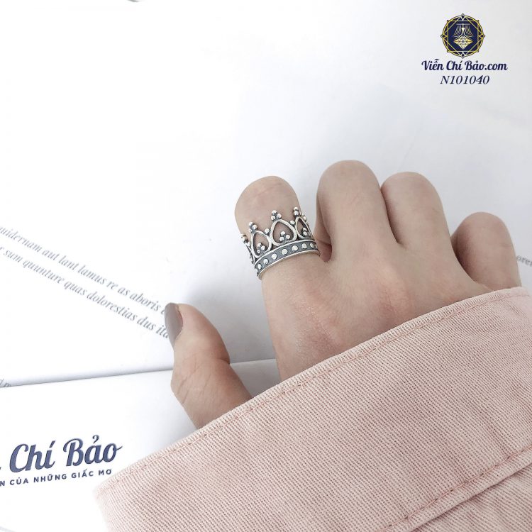 BẬT MÍ TOP 11 MẪU NHẪN BẠC NỮ ĐẸP 2025 PHÁI ĐẸP KHÔNG THỂ BỎ QUA 111 N101040 5