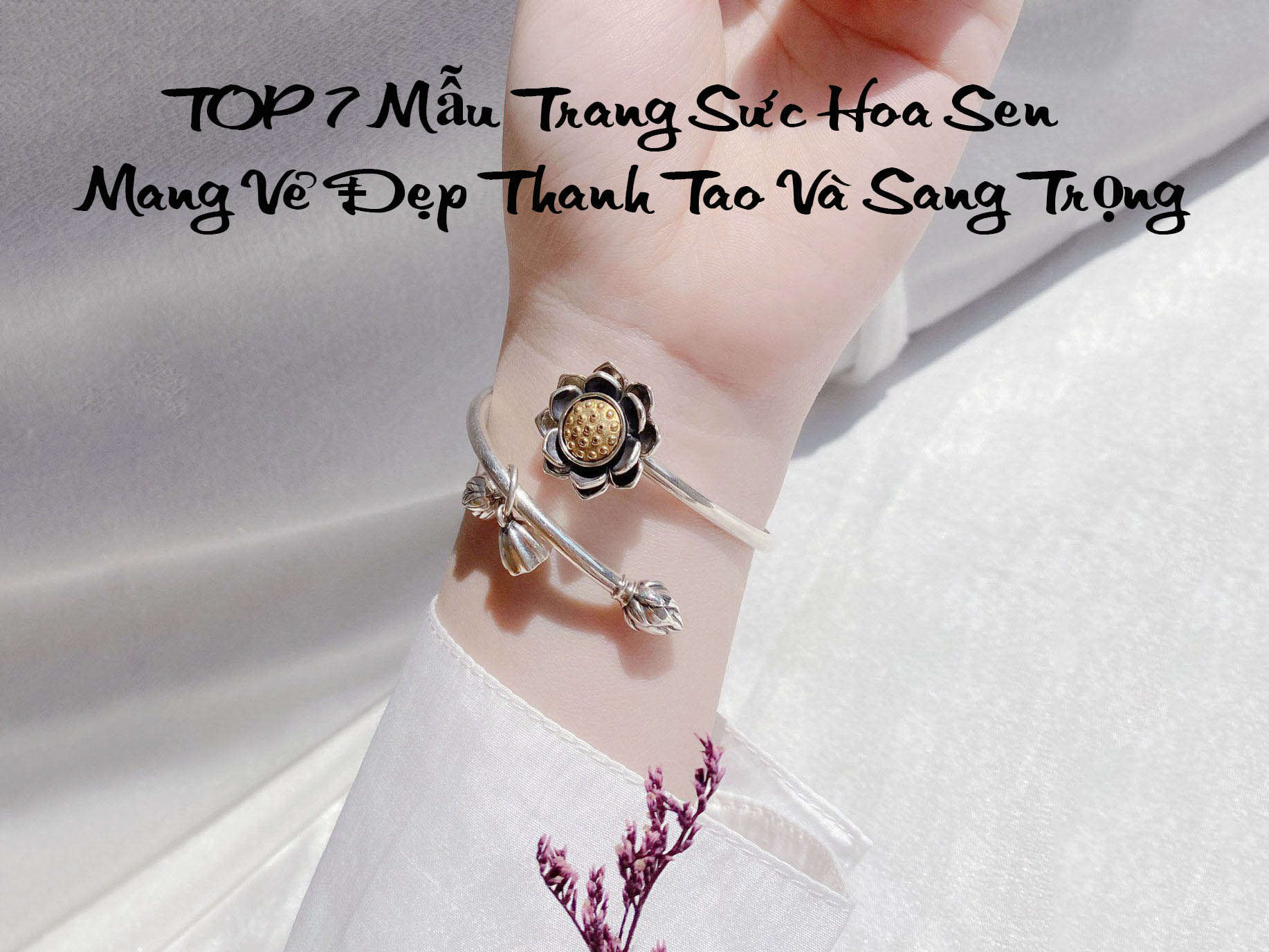 TOP 7 Mau Trang Suc Hoa Sen Mang Ve Dep Thanh Tao Va Sang Trong