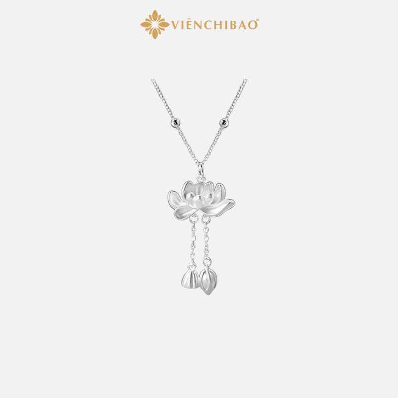 Dây chuyền liên hoa - Bạc S990