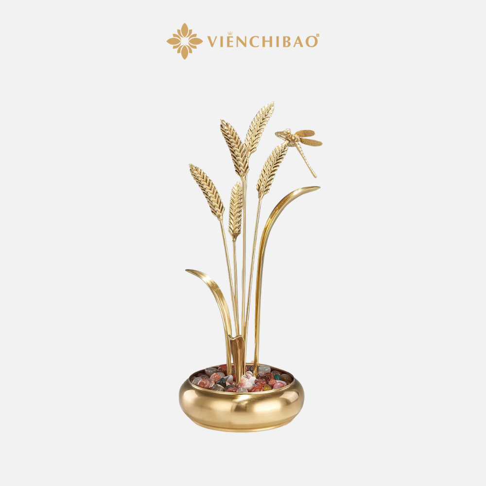 Bông Lúa Dát Vàng Kim Ngọc Mãn Đường - Viễn Chí Bảo 4 Vien Chi Bao 5