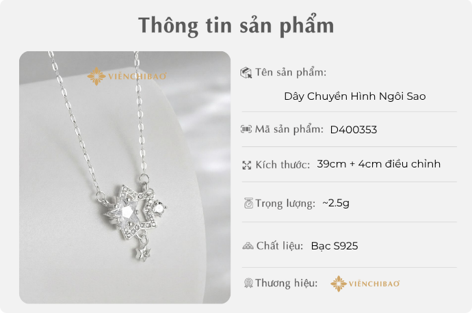 DÂY CHUYỀN HÌNH NGÔI SAO - VIỄN CHÍ BẢO - D400353 1 D401097 Done 18