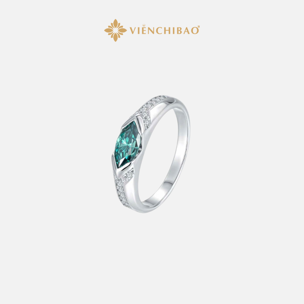 NHẪN MẮT THẦN HORUS ĐÍNH ĐÁ MOISSANITE - VIỄN CHÍ BẢO - N0017