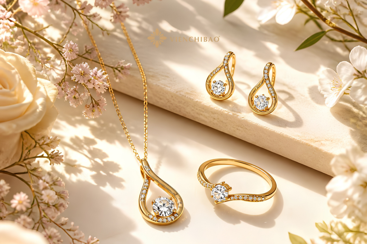 Trang Sức Theo Yêu Cầu: Giải Pháp Sở Hữu Món Đồ Độc Bản Tinh Tế 4 Bộ sưu tập dây chuyền và nhẫn trang sức theo yêu cầu hoàn thiện đạt độ tinh xảo cao.