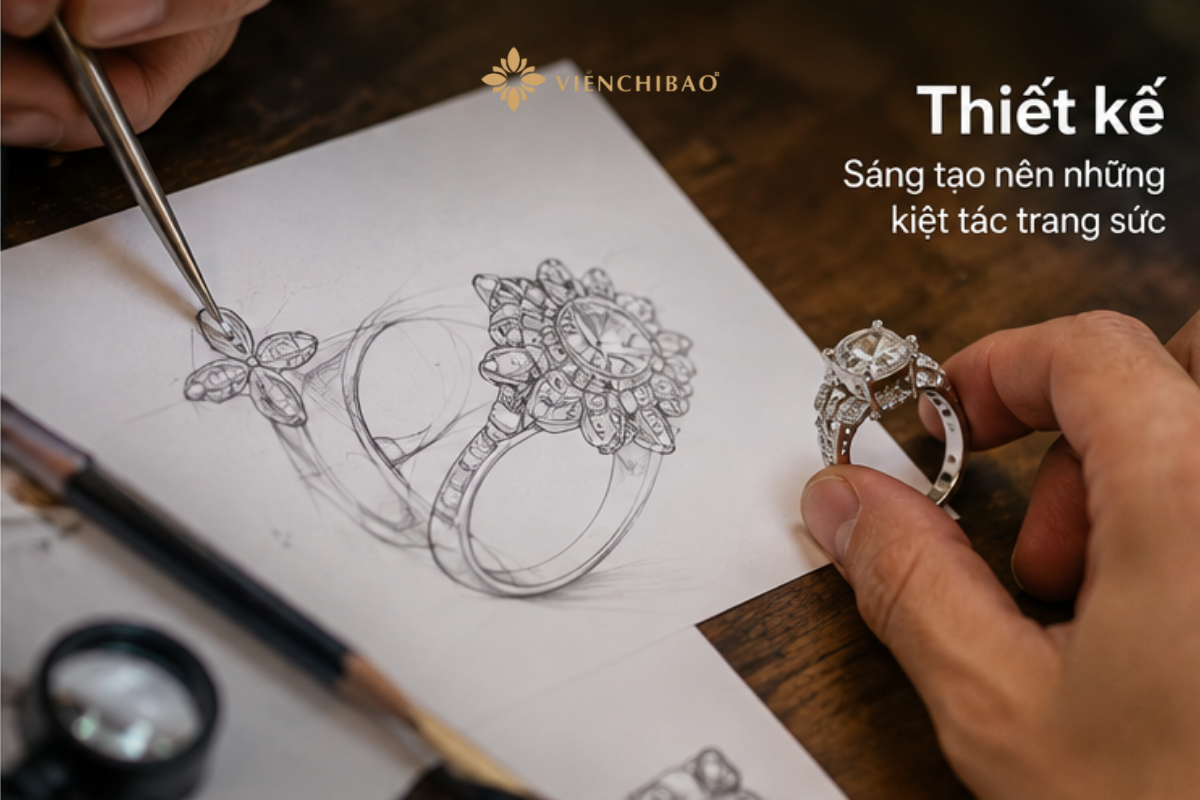 Kim Hoàn Là Gì? Khám Phá Nghệ Thuật Chế Tác Trang Sức 3 Người thợ thực hiện công đoạn đánh bóng và hoàn thiện bề mặt trang sức.