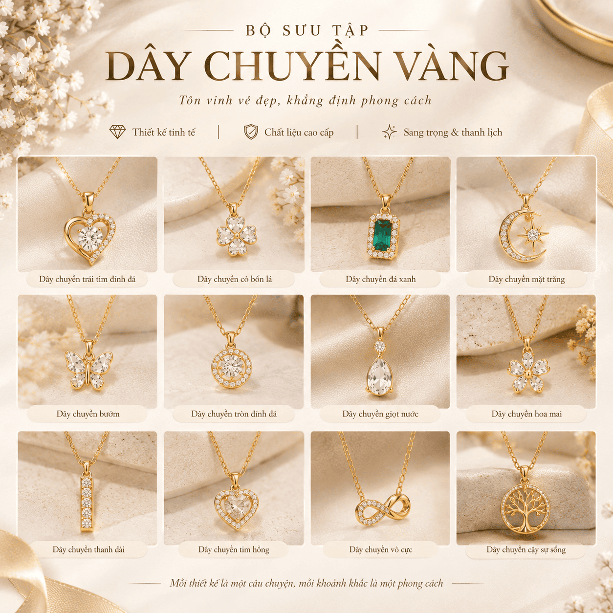 Bo Suu Tap Day Chuyen Vang